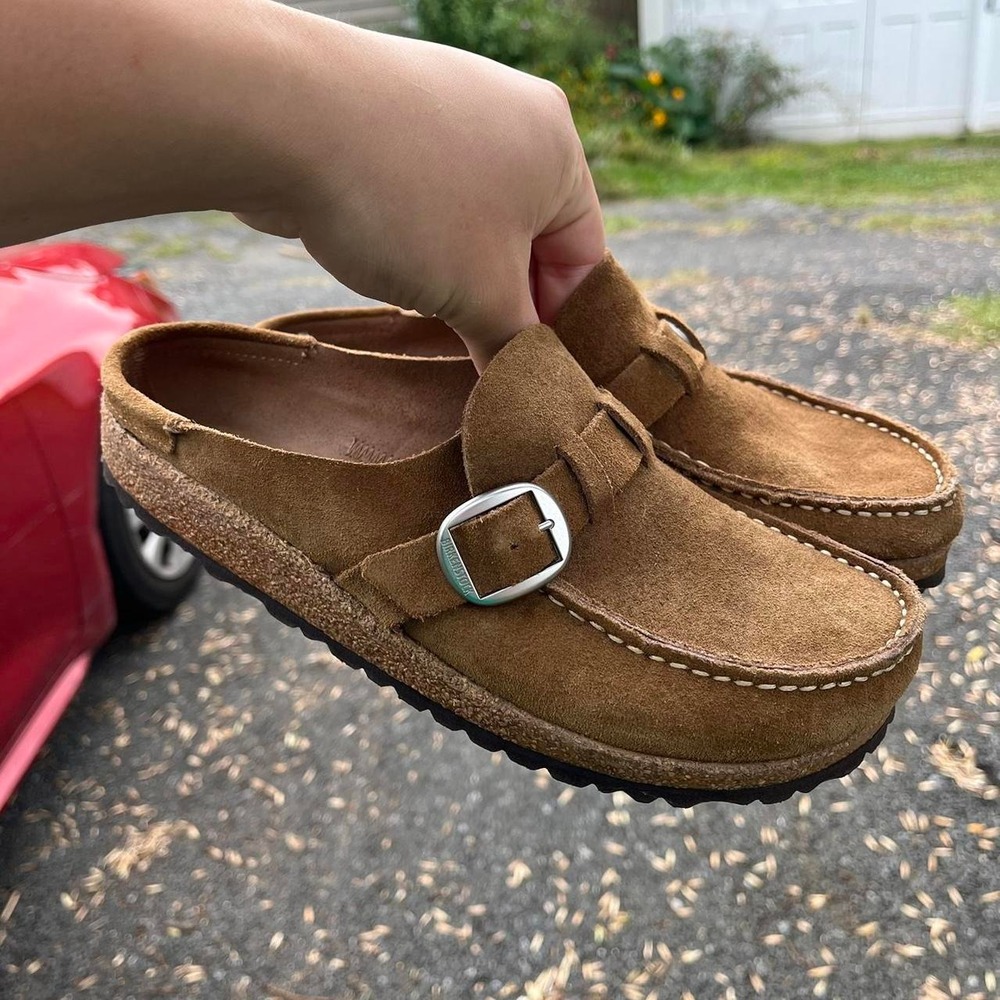 Birkenstock Buckley Suede Clogs size 9w